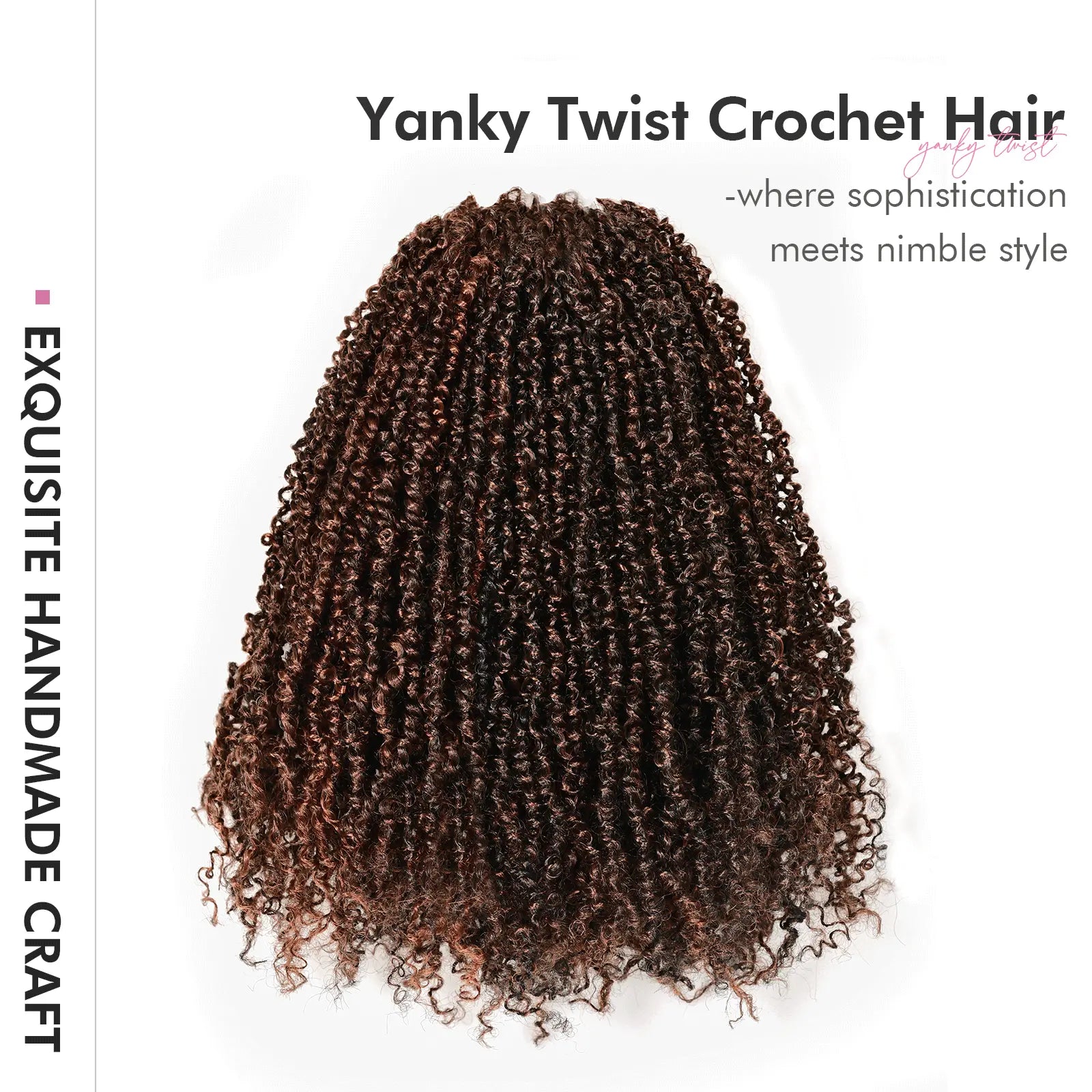 ( US ONLY) FAST SHIPPING YT | Toyotress® Yanky Twist Pre Looped Mini Passion Twist Short Passion Twist Crochet Braids Synthetic Hair Extensions Toyotress